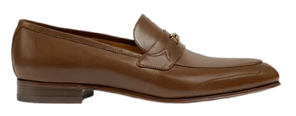 Giày Gucci loafer with Interlocking G Brown 692253-D3V00-2361