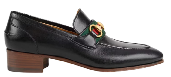 Giày Gucci Loafer With Horsebit And Web 660819-0G0P0-1060
