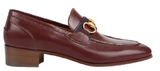 Giày Gucci Loafer With Horsebit And Web Deep Red 660819-0G0P0-6160