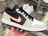 Giày Nike Air Jordan 1 Low 'Black Grey Fog Bleached Coral' 553558-062