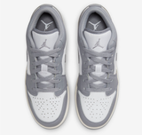 Giày Nike Air Jordan 1 Low (GS) 'Vintage Grey' 553560-053