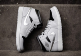 Giày Nike Air Jordan 1 Mid 'Wolf Grey Pure Platinum' 554724 032