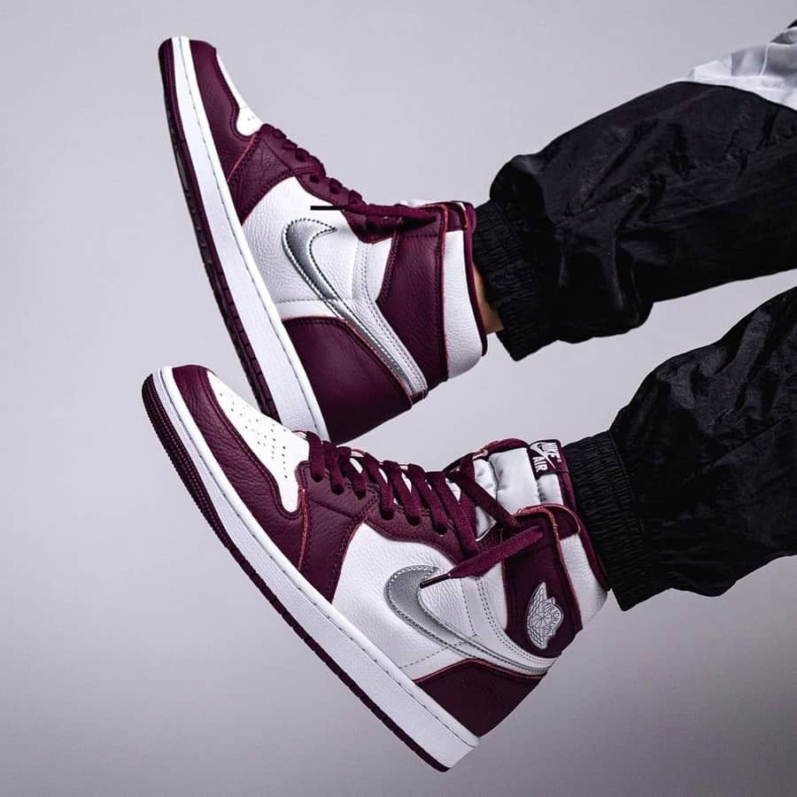 Giày Nike Air Jordan Retro High OG GS 'Bordeaux' 575441-611 WD