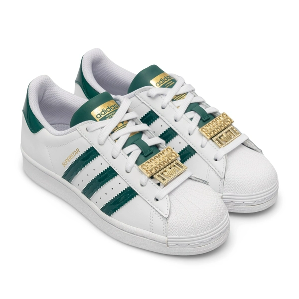 Giày Adidas Superstar W 'Green Metalic Gold' H03909 - WD Shoes Scofield
