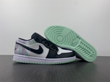 Giày Nike Air Jordan 1 Low Tie Dye White Black Tea DM1199-100