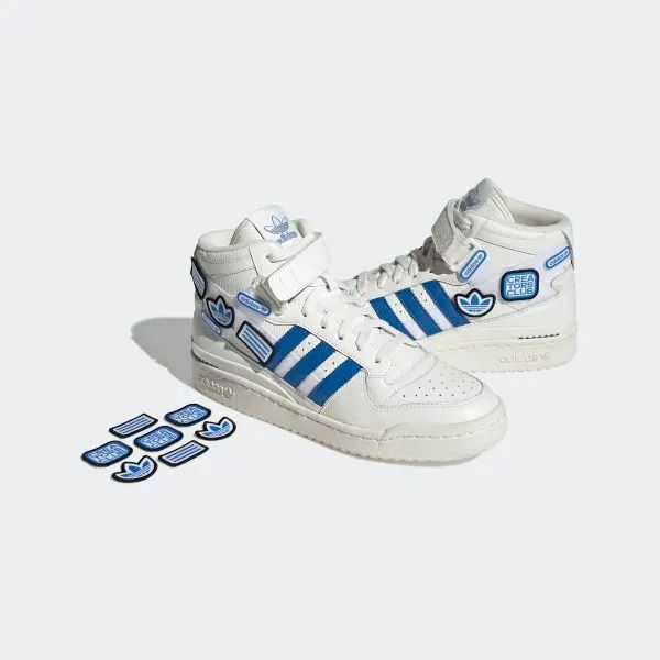 adidas forum low off white blue bird