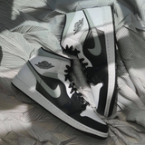 Giày Nike Air Jordan 1 Mid GS 'White Shadow' 554725-073