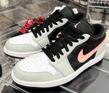 Giày Nike Air Jordan 1 Low 'Black Grey Fog Bleached Coral' 553558-062