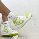 Giày Nike Wmns Air Jordan 1 Mid 'White Lime' BQ6472-131