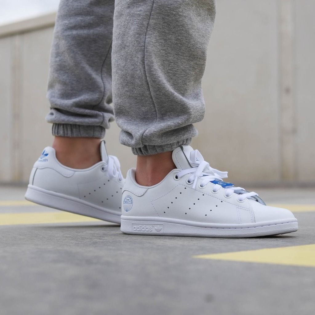 Giày Adidas Stan Smith Blue Bird FV4083 WD Shoes Scofield