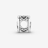 Charm trái tim bằng bạc Pandora moments infinite