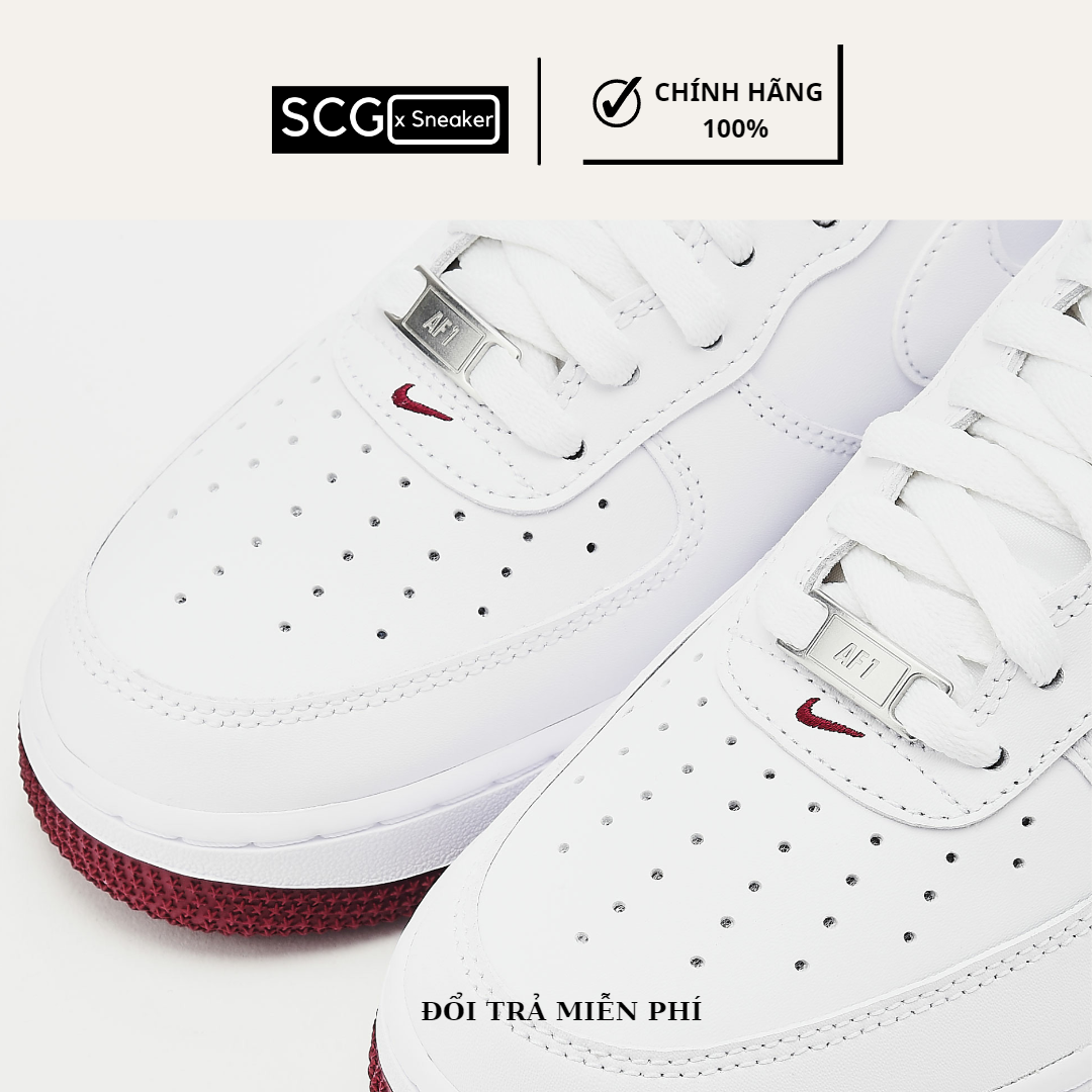  DH7561-106 - Giày Nike Air Force 1 Low ’07 White Dark Beetroot 