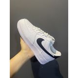  [CT2302-100]-Giày Nike Air Force 1 - Trắng Swoosh Đen 