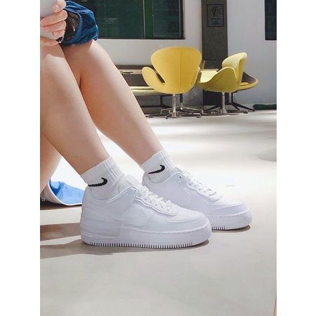 [CI0919-100]- Giày Nike Air Force 1 Shadow White 