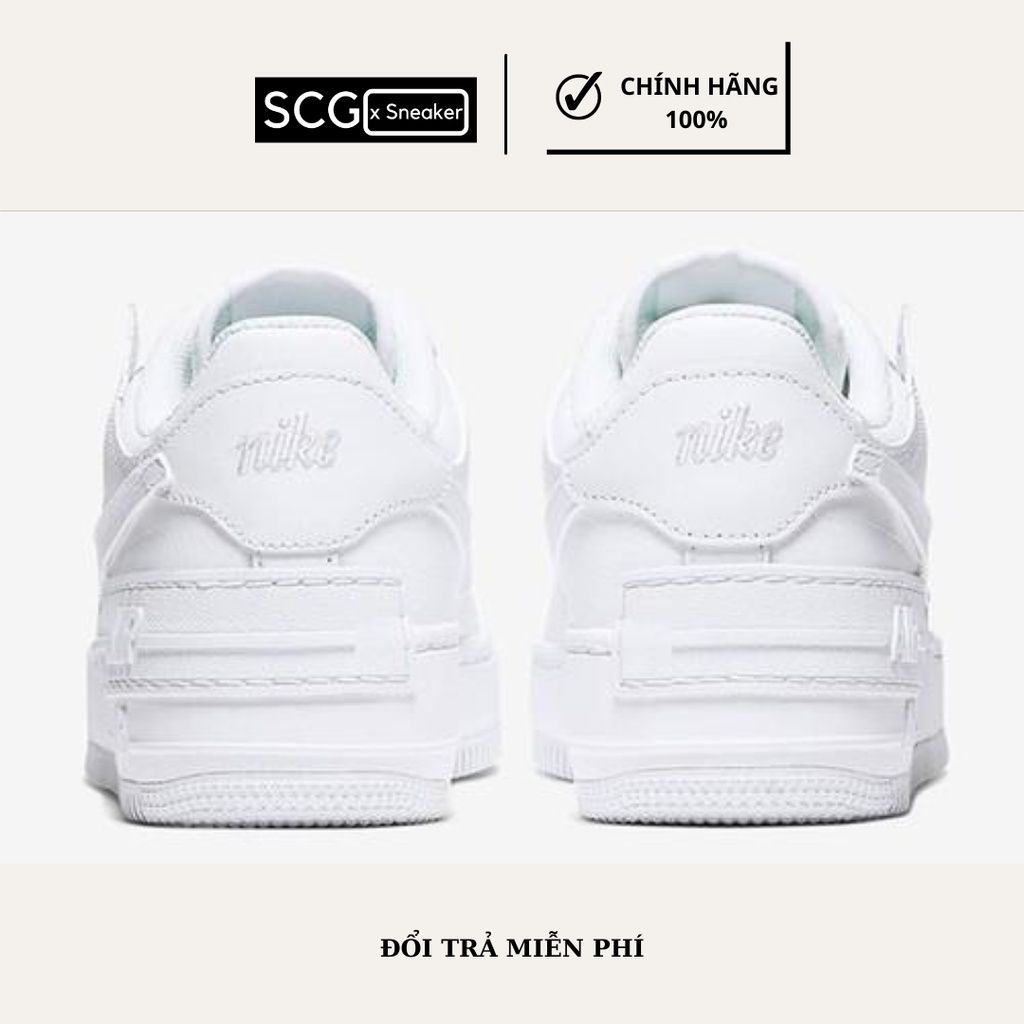  [CI0919-100]- Giày Nike Air Force 1 Shadow White 