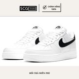  [CT2302-100]-Giày Nike Air Force 1 - Trắng Swoosh Đen 