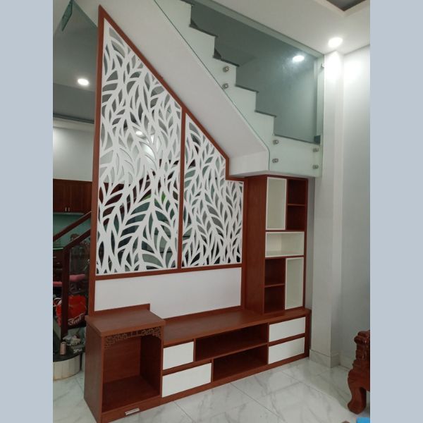 Vách Ngăn Cầu Thang Gỗ- CT12