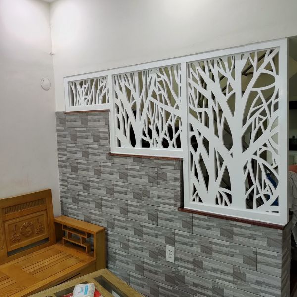 Vách Ngăn Cầu Thang Gỗ- CT14