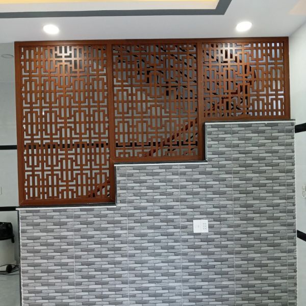 Vách Ngăn Cầu Thang Gỗ- CT19