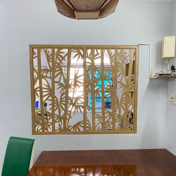 Vách Ngăn Cầu Thang Gỗ- CT22