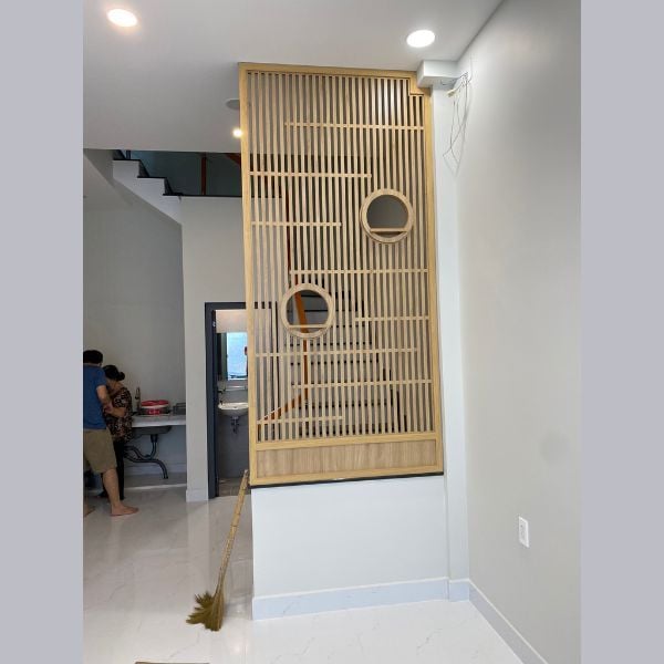 Vách Ngăn Cầu Thang Gỗ- CT25