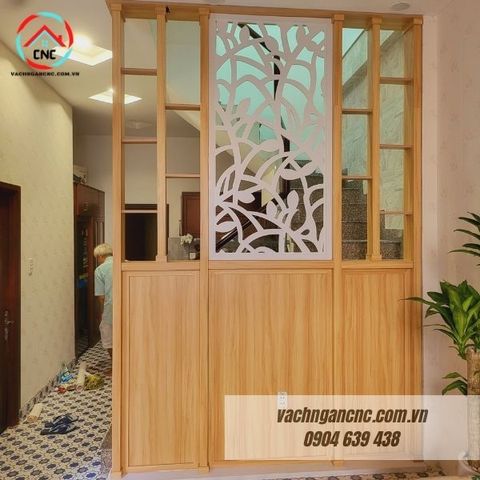  Vách lam gỗ cầu thang phòng khách -LG94 