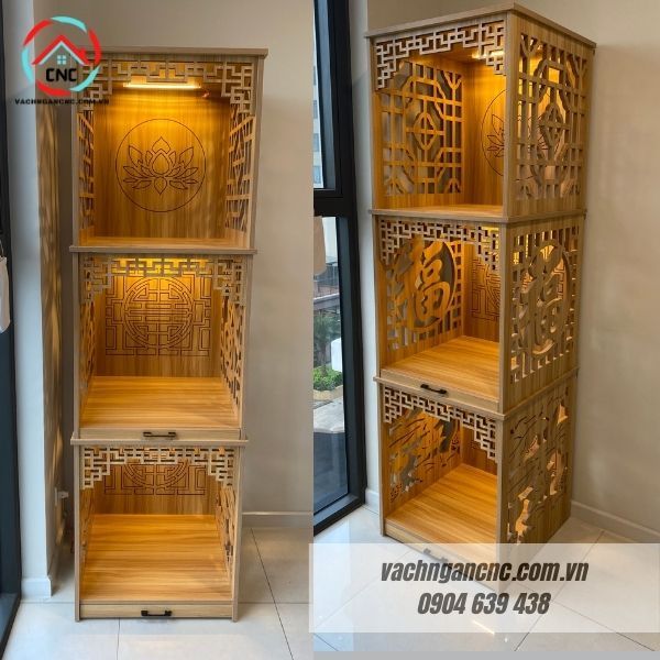  Tủ thờ 3 Tầng Gỗ MDF - MS045 