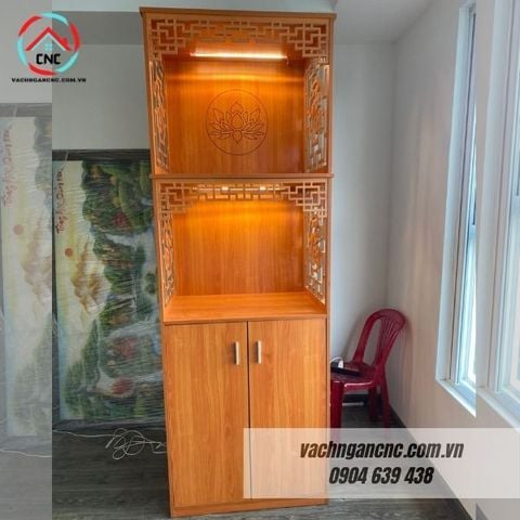  Tủ thờ 3 Tầng Gỗ MDF có cánh dưới - MS050 