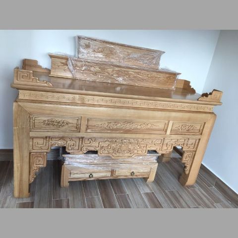  Bàn Thờ Gia Tiên Gõ 3 Tầng - BT12 