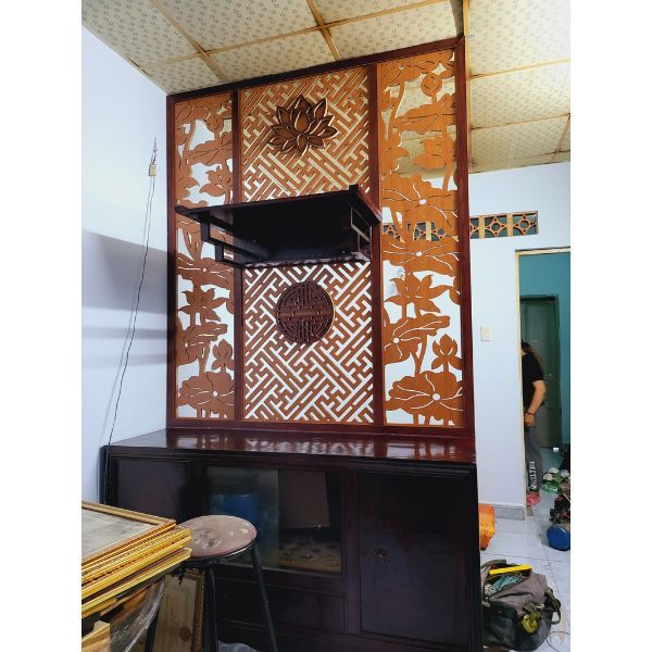 Vách Ngăn Cnc Phòng Thờ - PT34