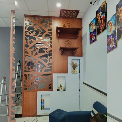  Vách ngăn cầu thang cnc- CT126 