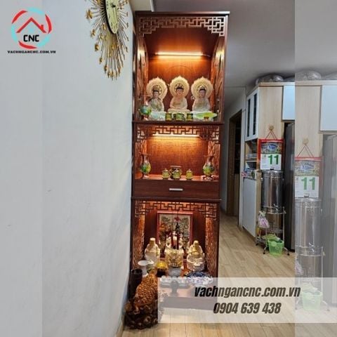  Tủ thờ 3 Tầng Gỗ MDF có ngăn kéo - MS047 