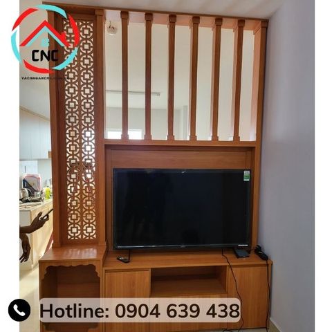  Vách Kệ Tivi Kiêm Lam Gỗ -BK157 