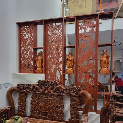  Vách ngăn cầu thang cnc- CT129 