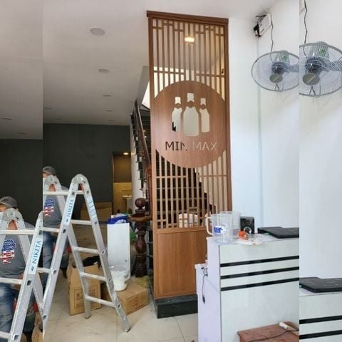  Vách ngăn cầu thang cnc- CT127 