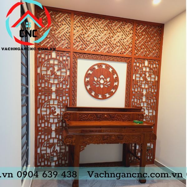 Mẫu Vách Ngăn Phòng Thờ Đẹp -PT83