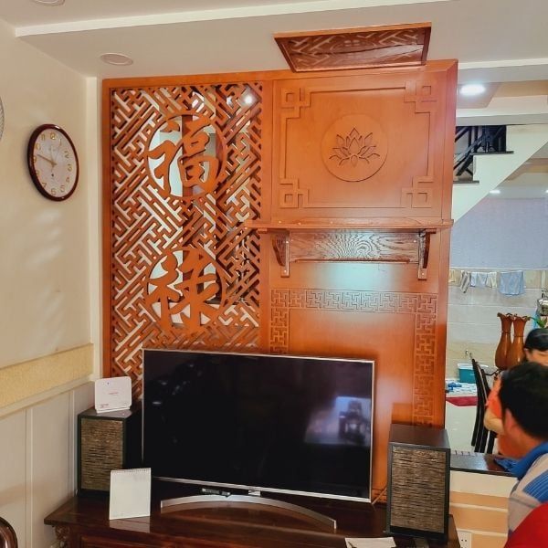 Vách ngăn cầu thang cnc- CT108