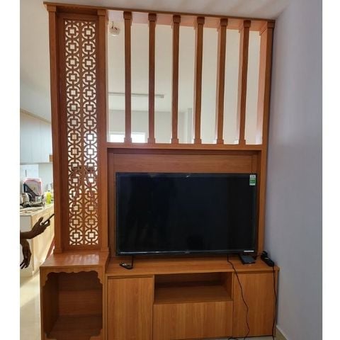  Vách Kệ Tivi Kiêm Lam Gỗ -BK157 