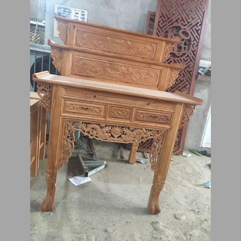  Bàn Thờ  Gia Tiên Gỗ Gõ -BT13 