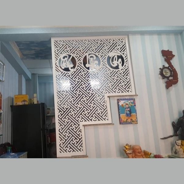 Vách Ngăn Cầu Thang Gỗ- CT35