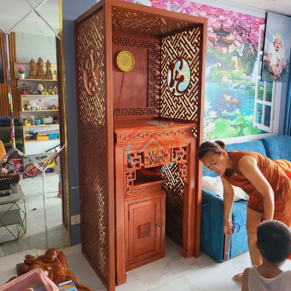 Vách Ngăn CNC Phòng Thờ -PT78