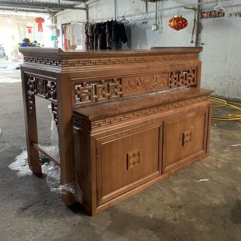  Bàn Thờ Gia Tiên Gõ 3 Tầng - BT15 