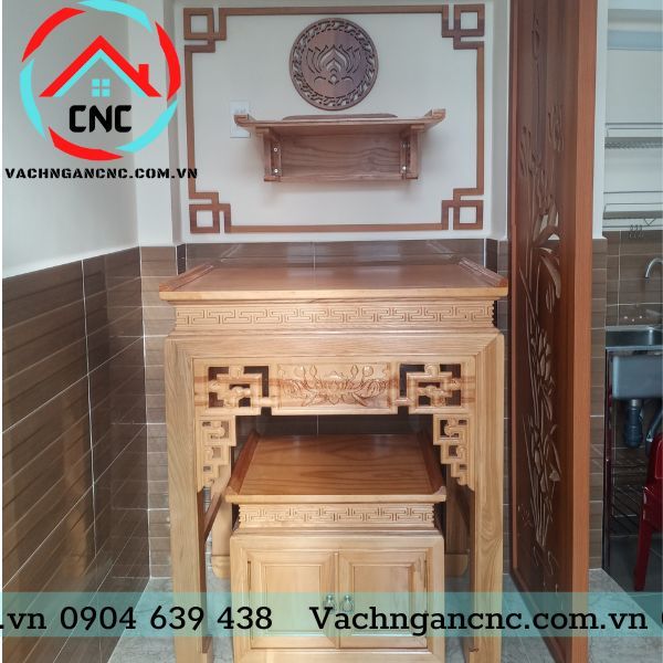 Mẫu Vách Ngăn Phòng Thờ Đẹp -PT84