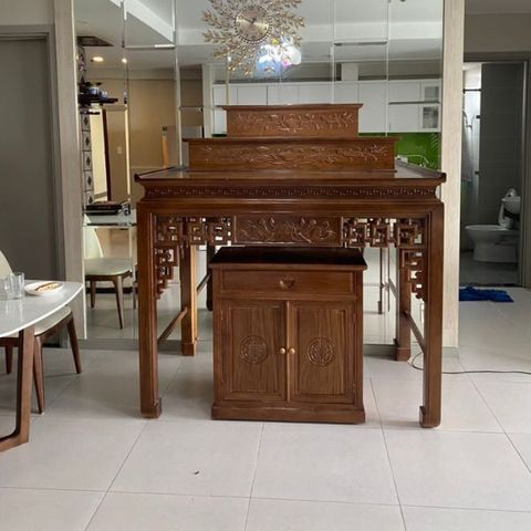  Bàn Thờ  Gia Tiên Gỗ Sồi -BT14 