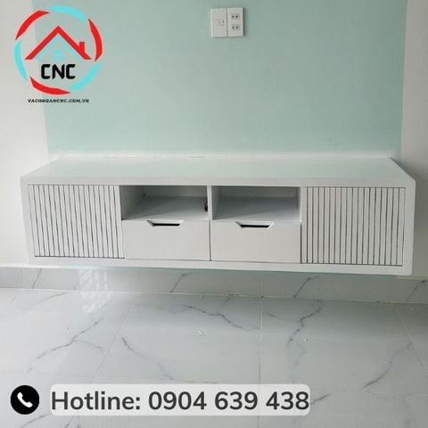 Vách Kệ Tivi Màu Trắng -BK156 