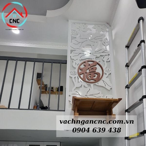 Vách Ngăn Cầu Thang Gỗ Công Nghiệp- CT97