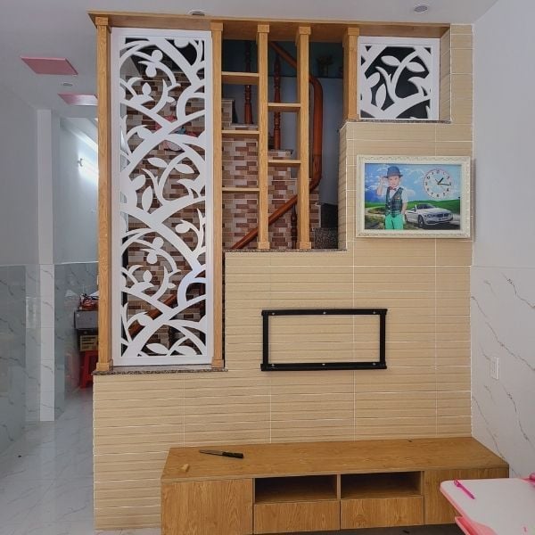 Vách ngăn cầu thang cnc- CT111