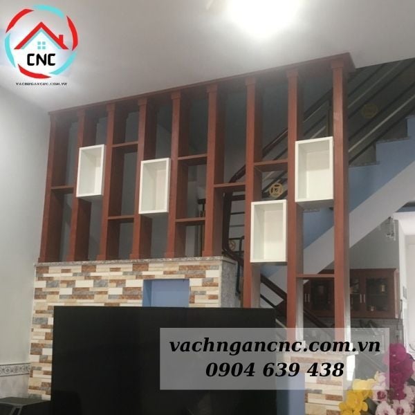 Vách Lam Gỗ Cầu Thang- CT84