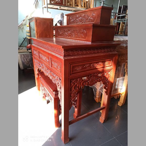 Bàn Thờ  Gia Tiên Gỗ Sồi -BT11