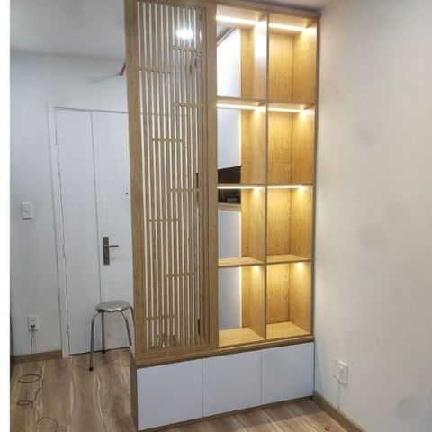 Tủ Kệ Gỗ Trang Trí Phòng Khách -TK23 